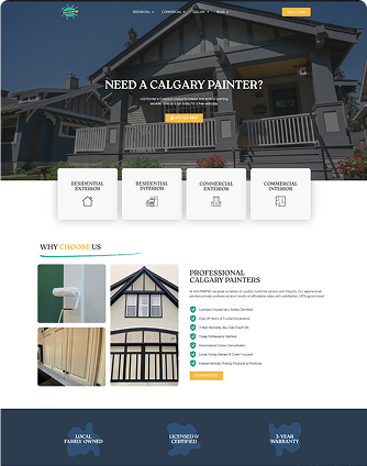 contractor website design